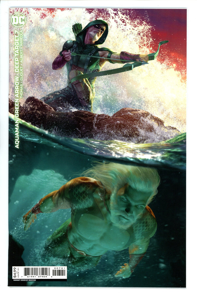 Aquaman / Green Arrow Deep Target 7 Rahzzah Variant (2022)