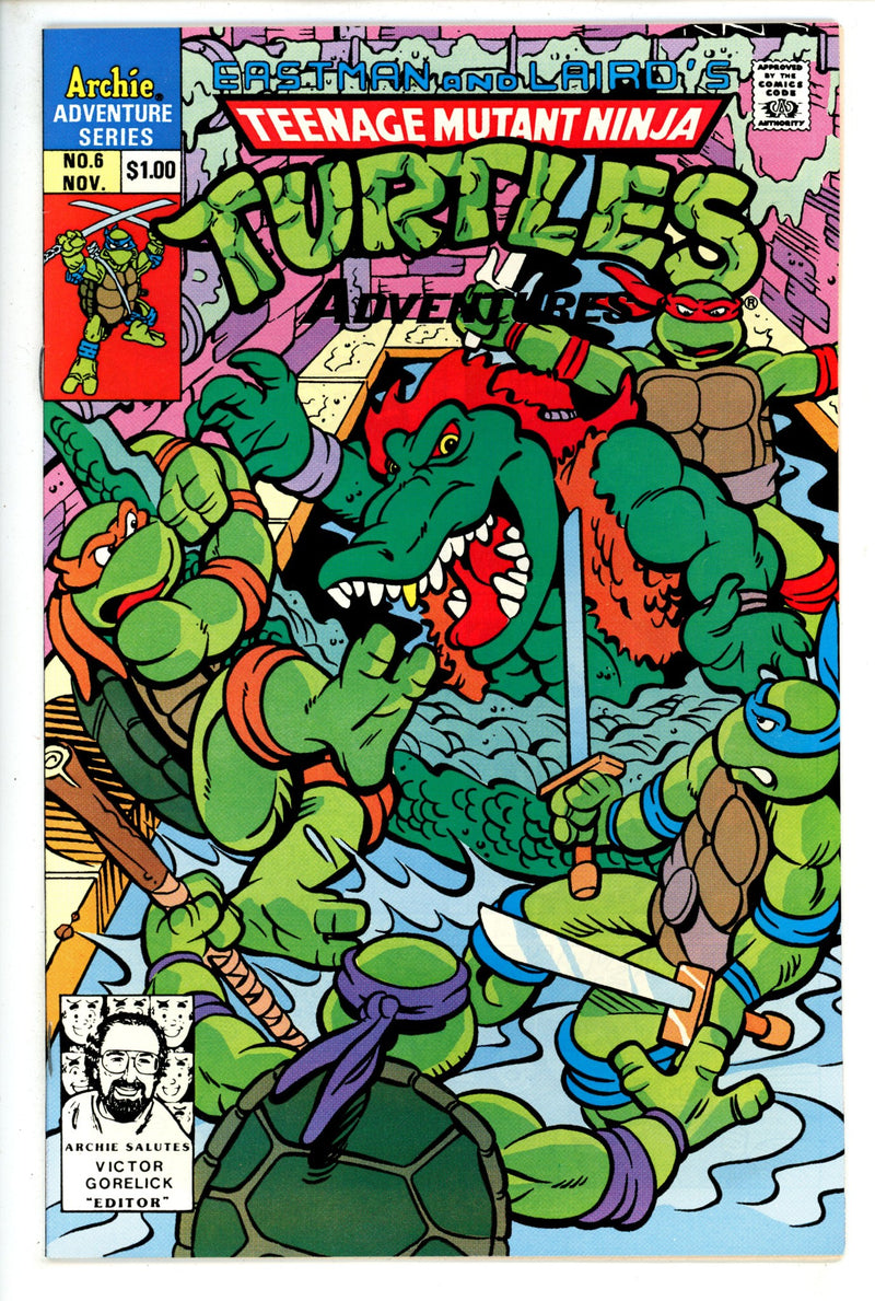 Teenage Mutant Ninja Turtles Adventures Vol 2 6 NM-