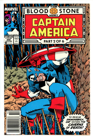 Captain America Vol 1 358 Newsstand