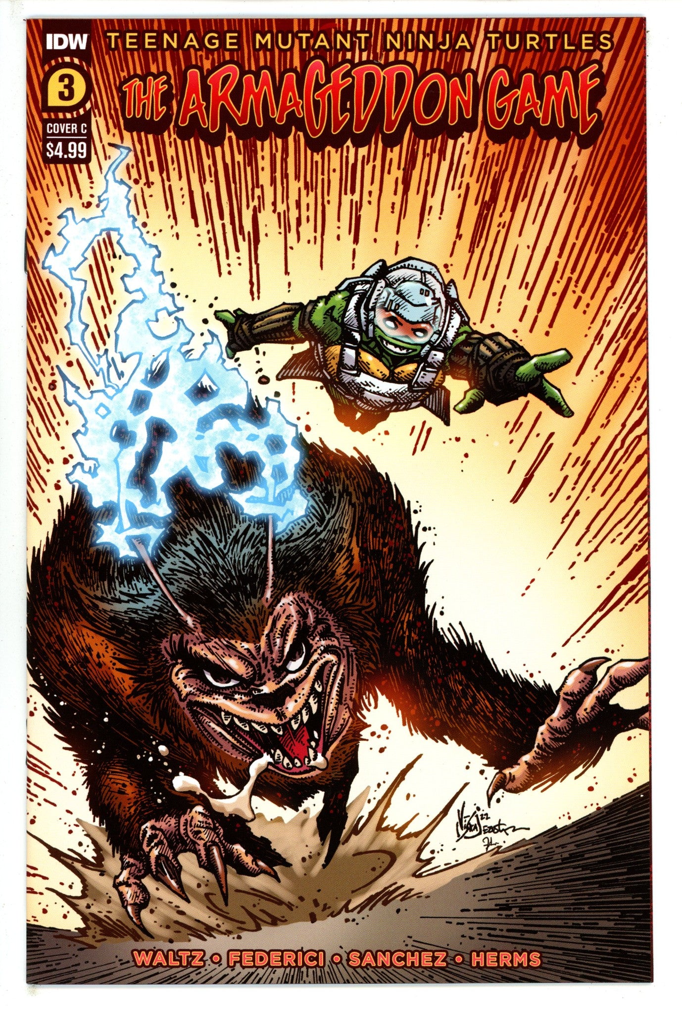 Teenage Mutant Ninja Turtles: The Armageddon Game 3 Eastman Variant (2022)