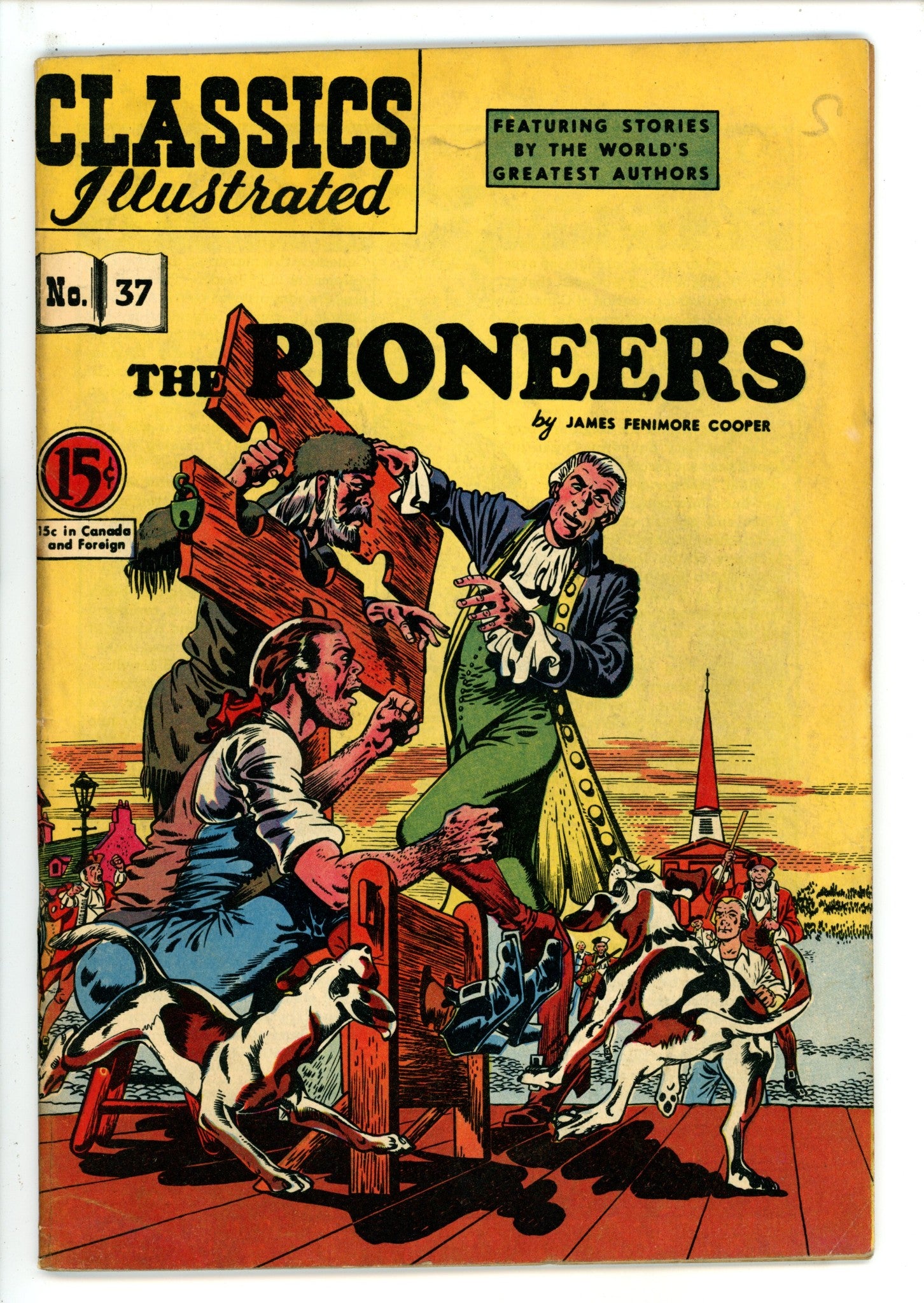 Classics Illustrated The Pioneers 37 HRN 75 Canadian FN-