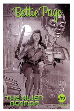 Bettie Page Alien Agenda 3 Roux Variant (2022)