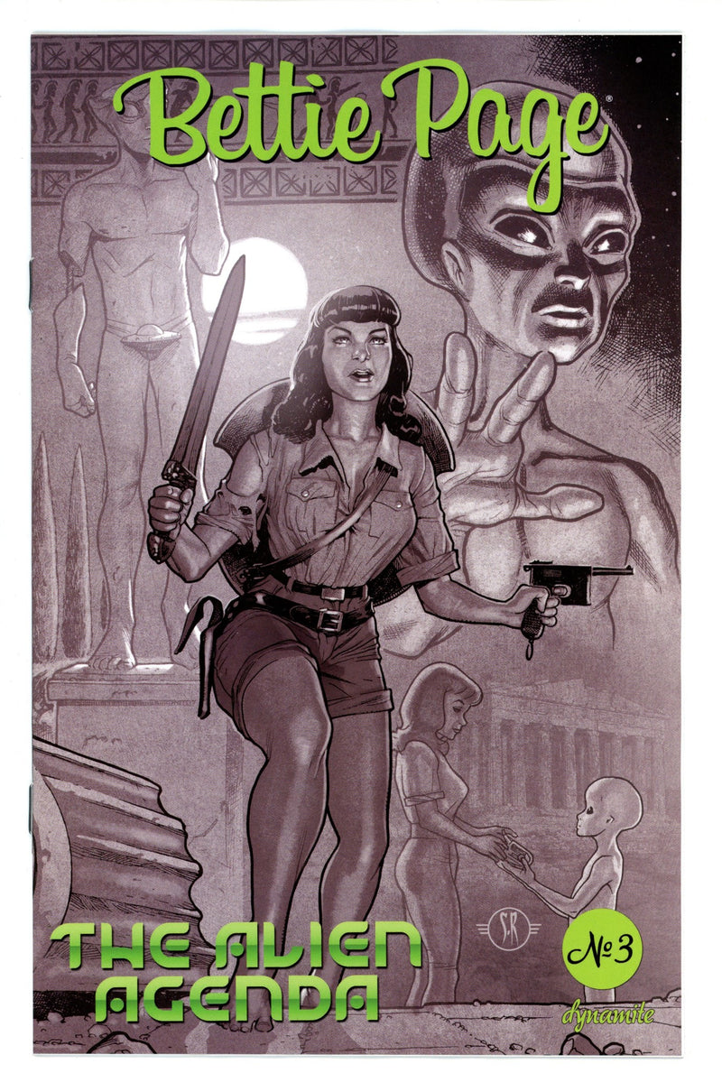 Bettie Page Alien Agenda 3 Roux Variant (2022)