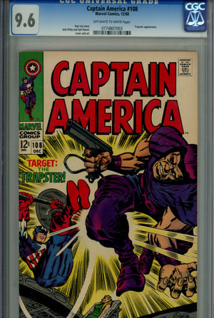 Captain America Vol 1 108 CGC 9.6 (1968)