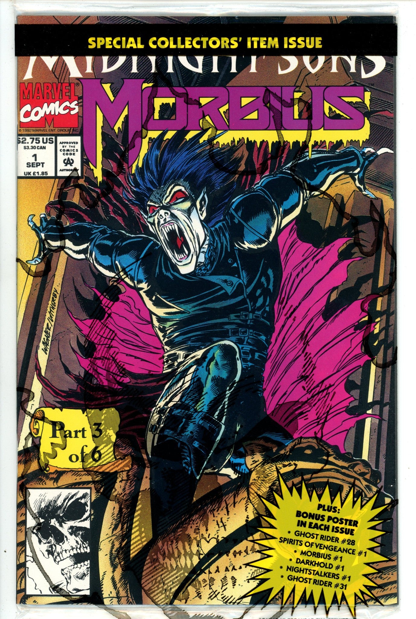 Morbius: The Living Vampire Vol 1 1 Sealed (1992)