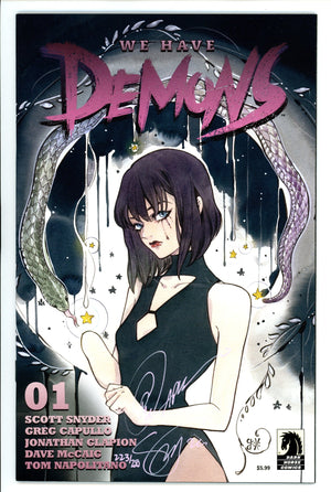 We Have Demons 1 Momoko Variant Signed Snyder, Capullo #223 NM