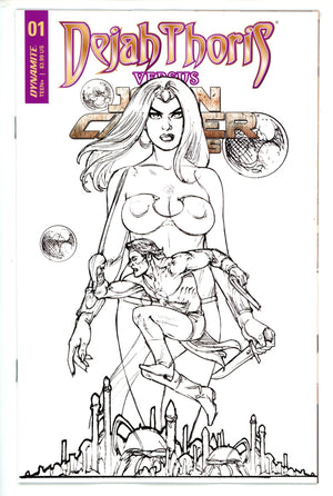 Dejah Thoris vs John Carter of Mars 1 Linsner Variant (2021)