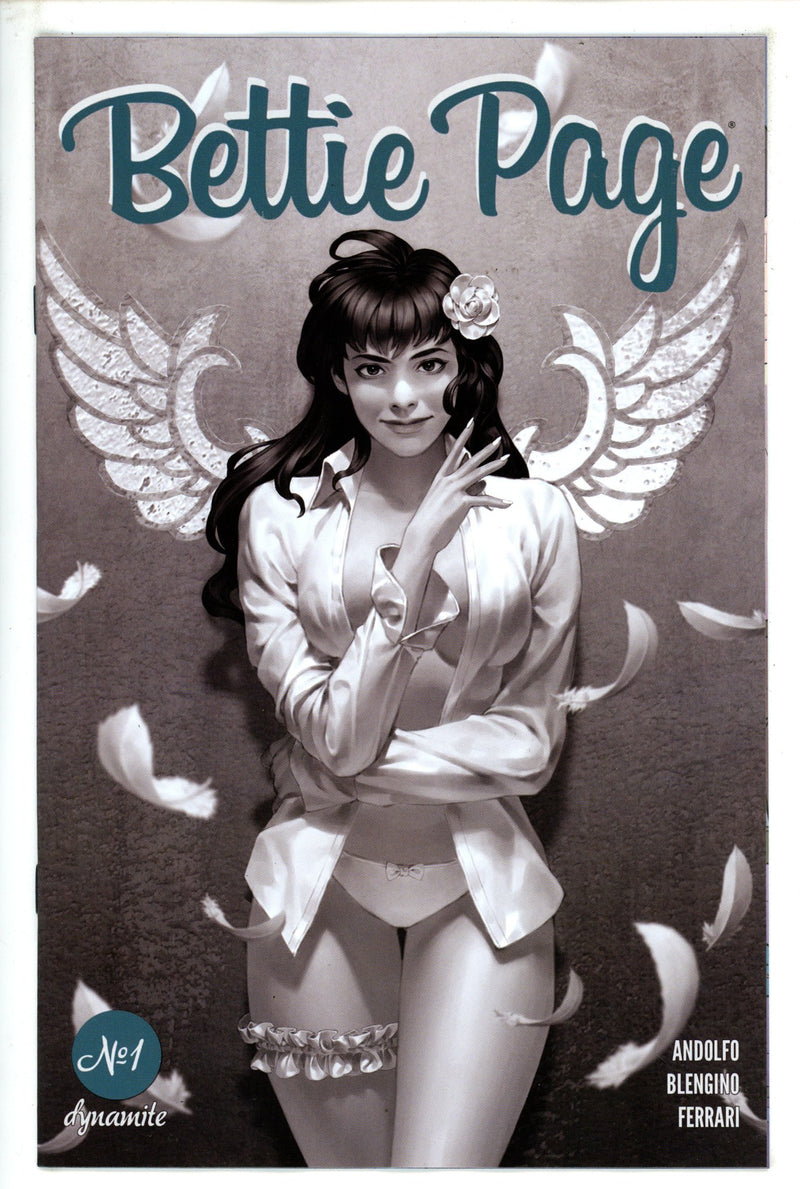 Bettie Page 1 Yoon B&W Incentive Variant (2023)