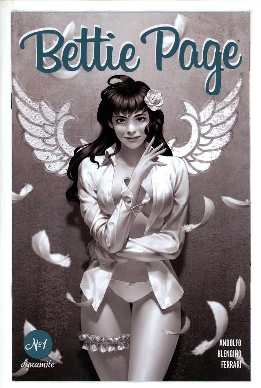 Bettie Page 1 Yoon B&W Incentive Variant (2023)