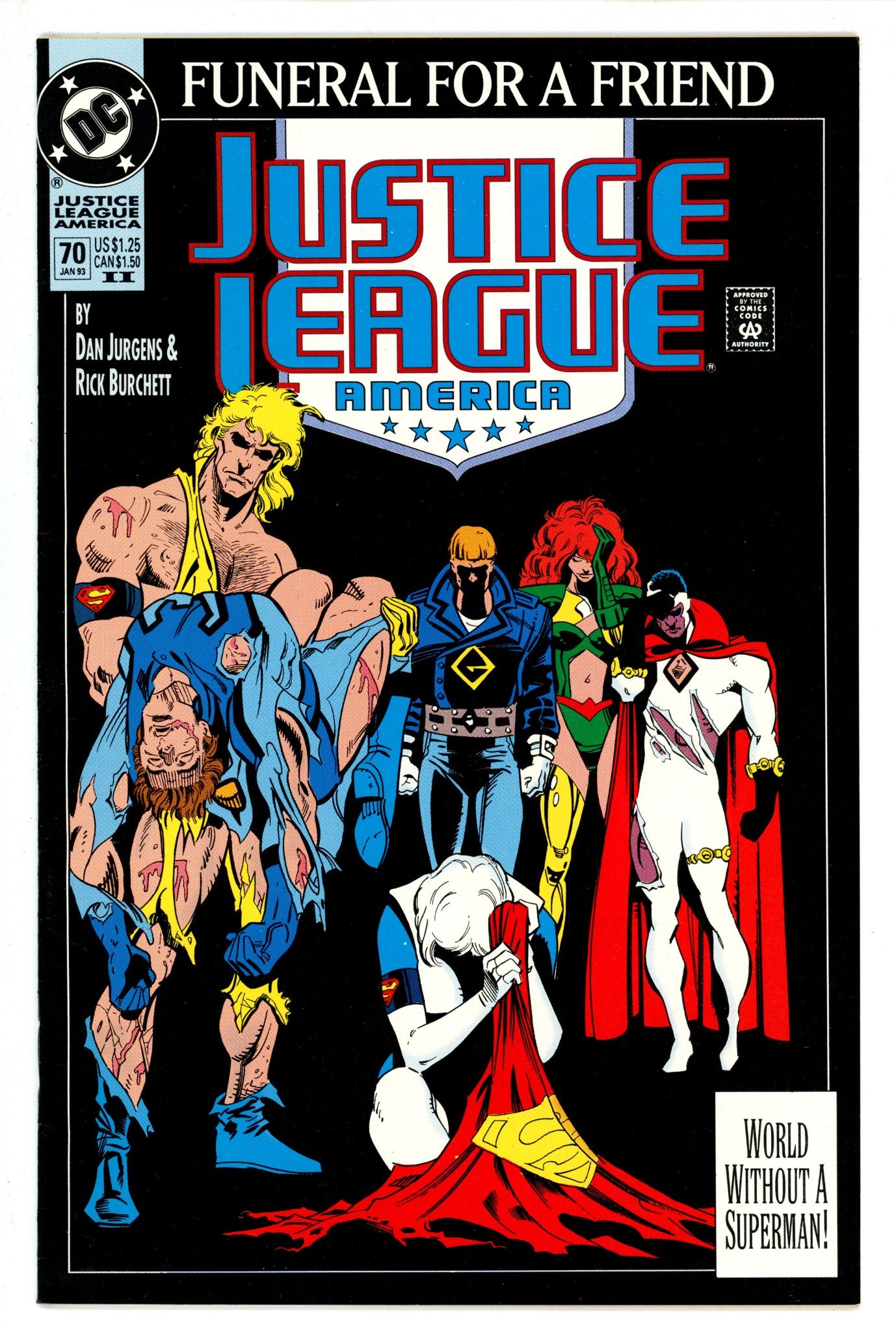 Justice League America 70 2Nd Print (1993)