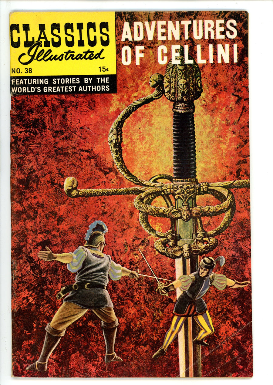Classics Illustrated Adventures of Cellini38 38 HRN 164 FN-