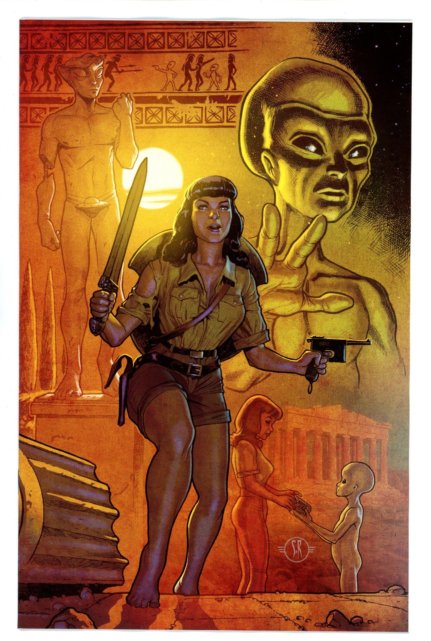 Bettie Page Alien Agenda 3 Roux Virgin Variant
