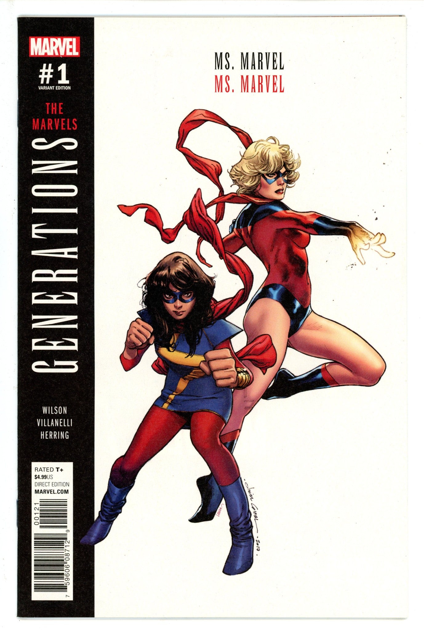 Generations: Ms. Marvel & Ms. Marvel 1 Coipel Variant