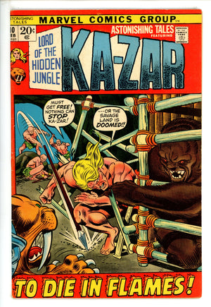 Astonishing Tales Vol 1 10 FN+ (1972)