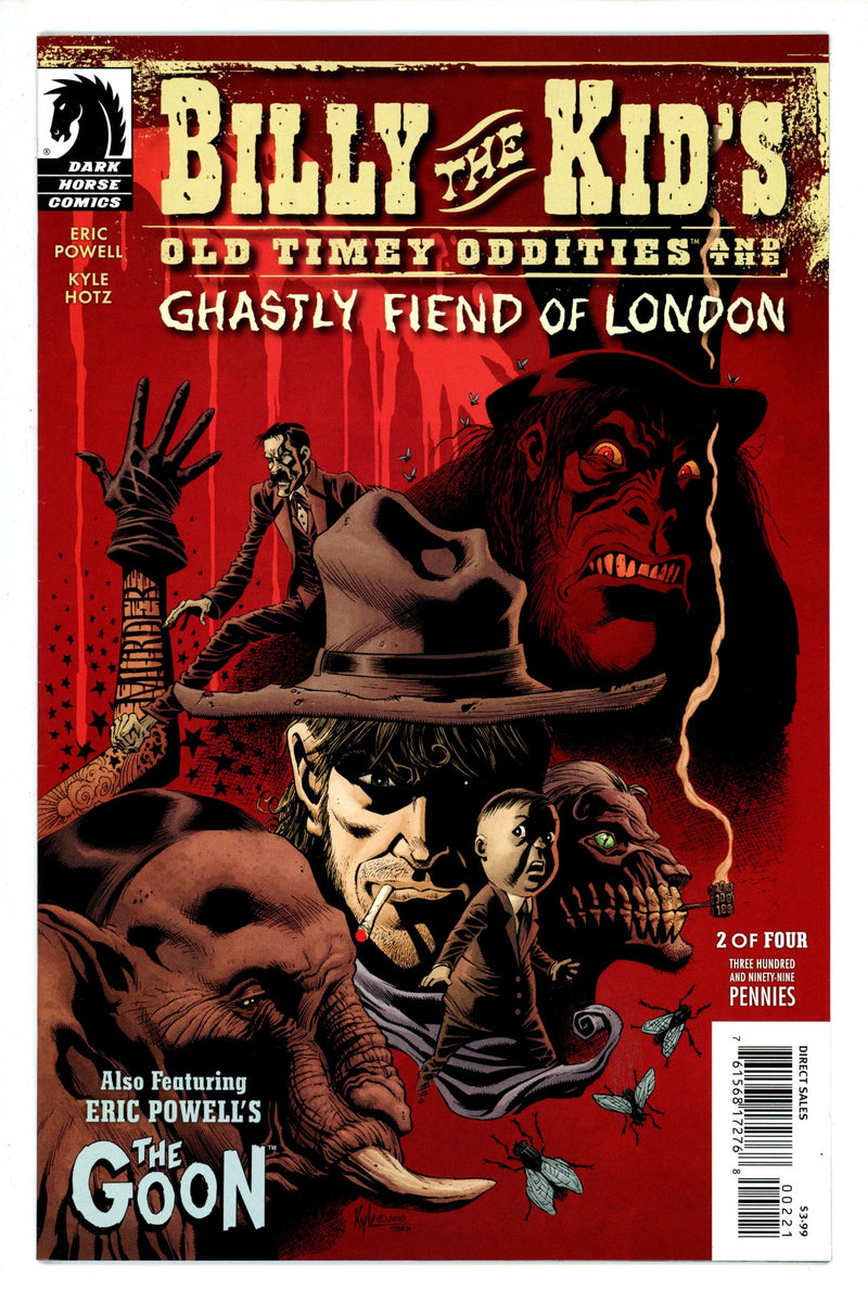Billy the Kid's Old Timey Oddities and the Ghastly Fiend of London 2 Hotz Variant VF/NM (2010)