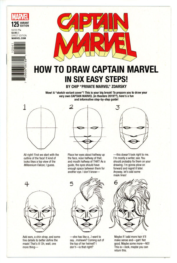 Captain Marvel Vol 10 125 Zdarsky Variant