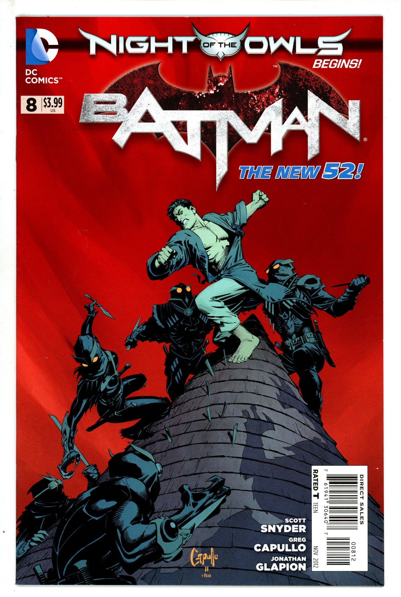 Batman Vol 2 8 2Nd Print VF/NM (2012)