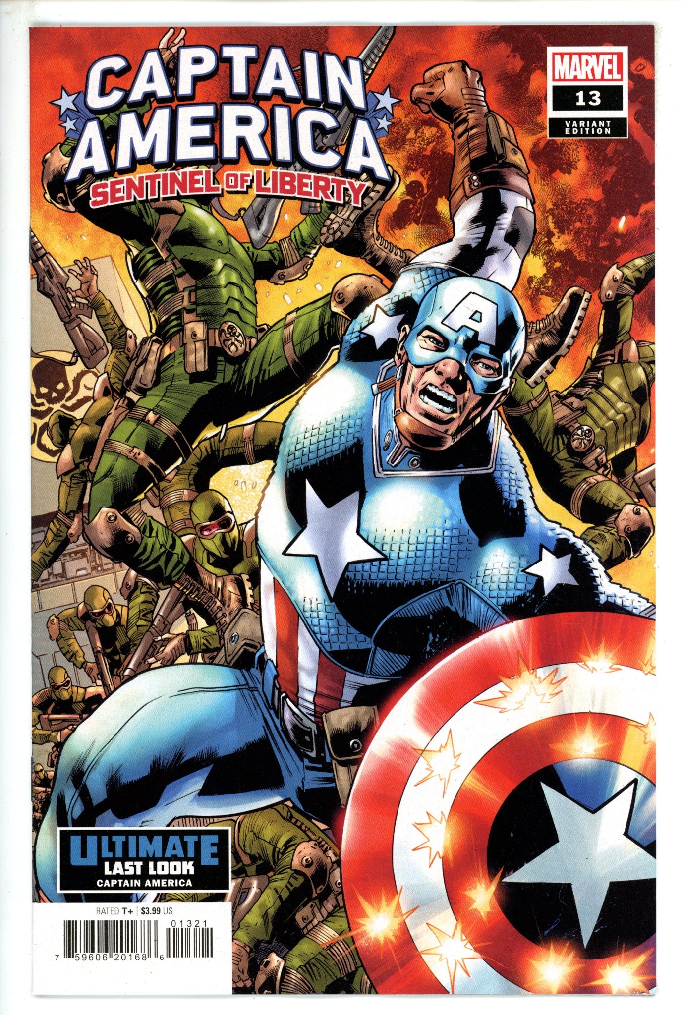 Captain America Sentinel Of Liberty 13 Hitch Ultimate Last Look Variant (2023)