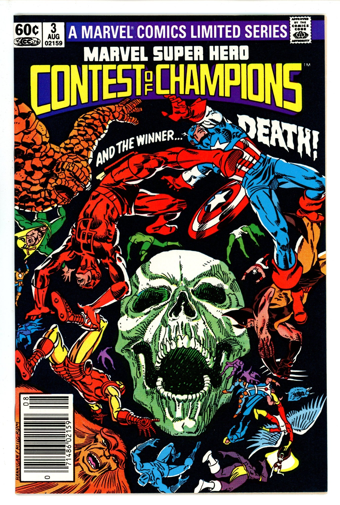 Marvel Super Hero Contest of Champions 3 Newsstand NM (1982)