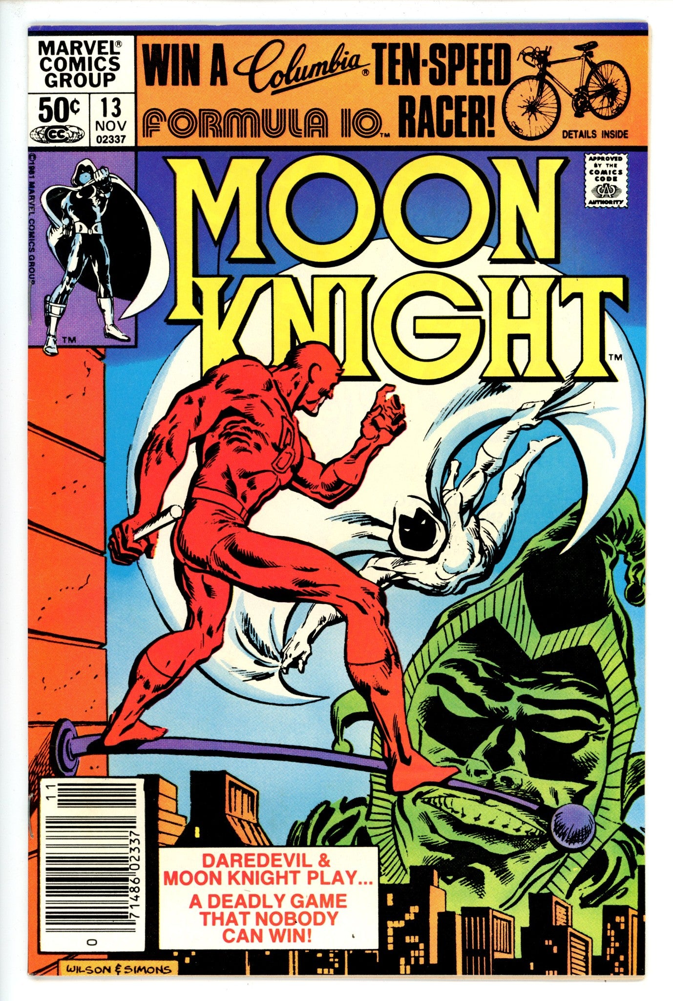 Moon Knight Vol 1 13 Newsstand VF