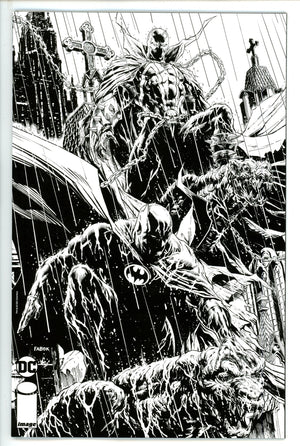 Batman / Spawn 1 Fabok B&W Incentive Variant NM (2022)