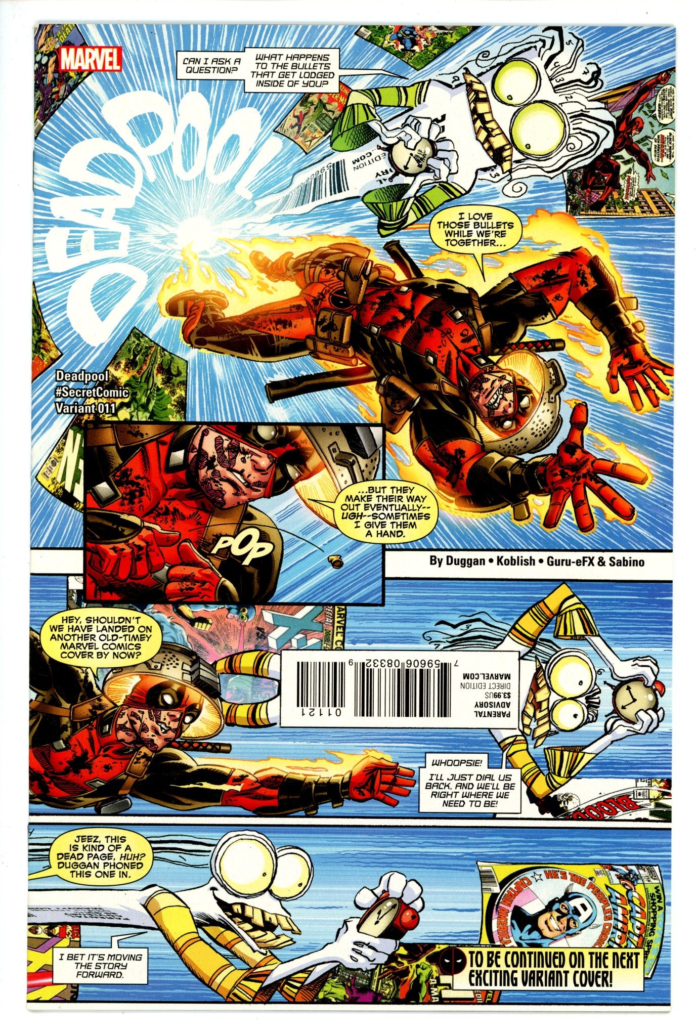 Deadpool Vol 5 11 Koblish Variant