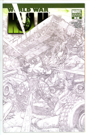 World War Hulk 3 Finch Sketch Variant VF/NM (2007)