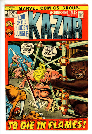 Astonishing Tales Vol 1 10 VF (1972)