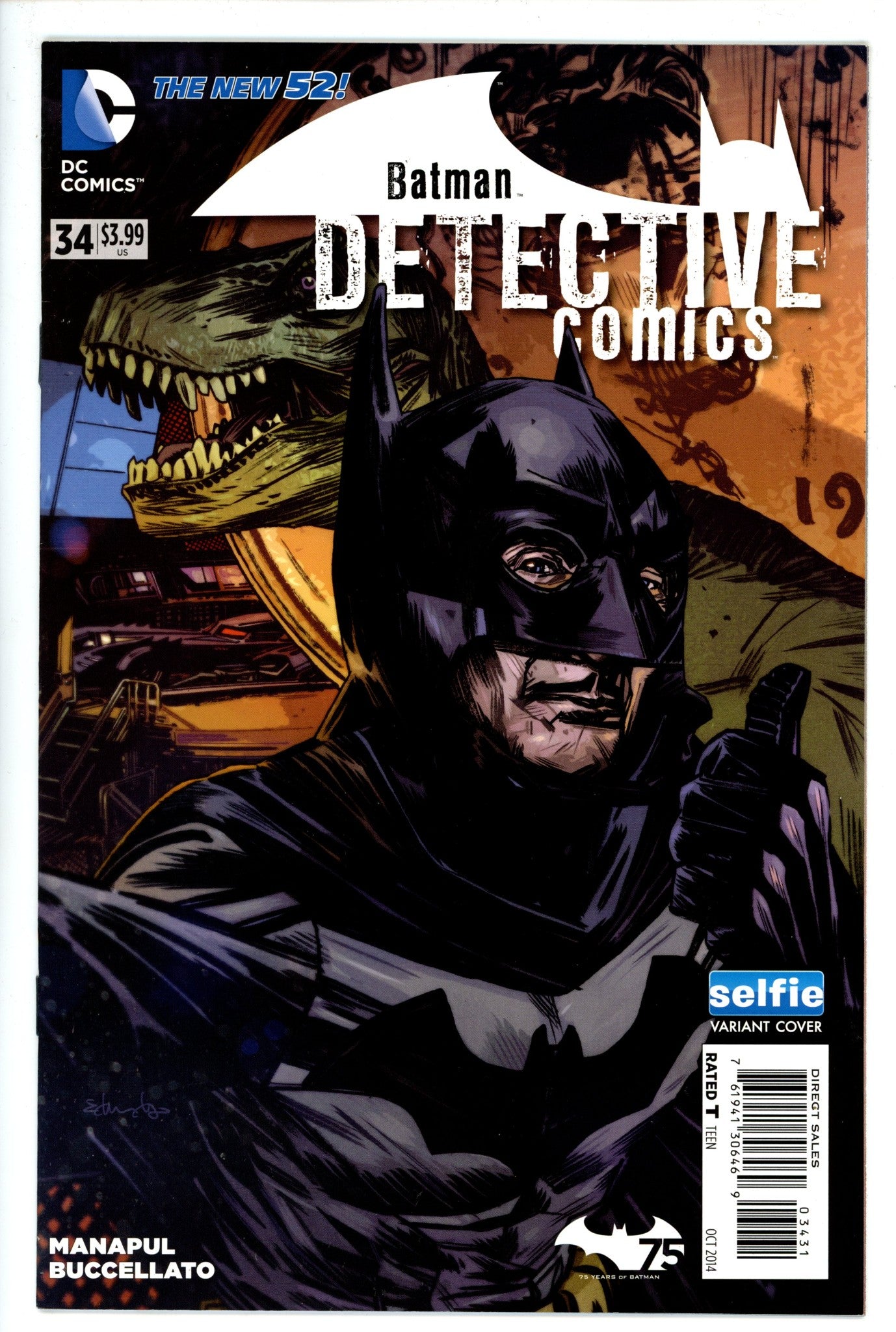 Detective Comics Vol 2 34 Edwards Variant