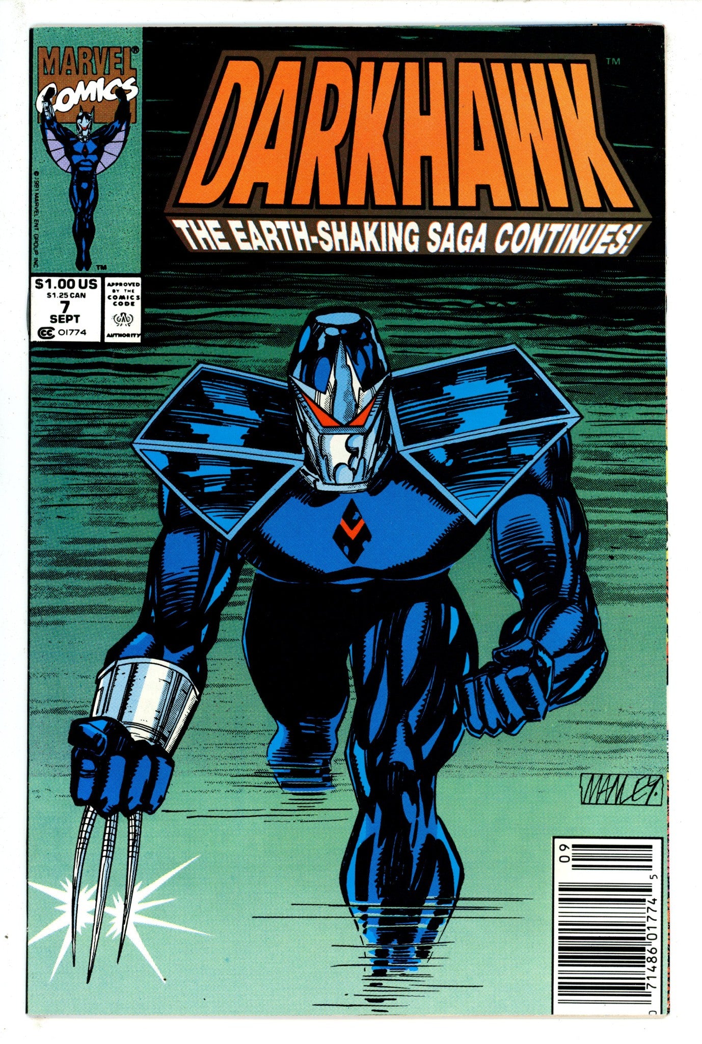 Darkhawk Vol 1 7 Newsstand (1991)