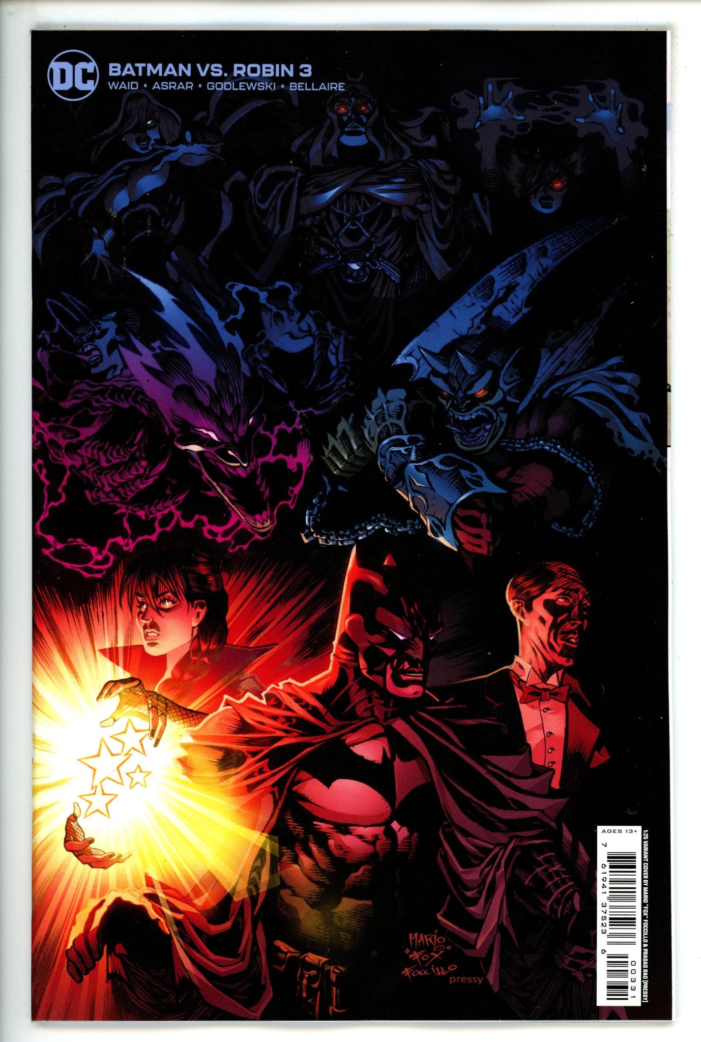 Batman vs Robin 3 Foccillo Variant NM+ (2022)