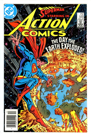 Action Comics Vol 1 550 Newsstand (1983)