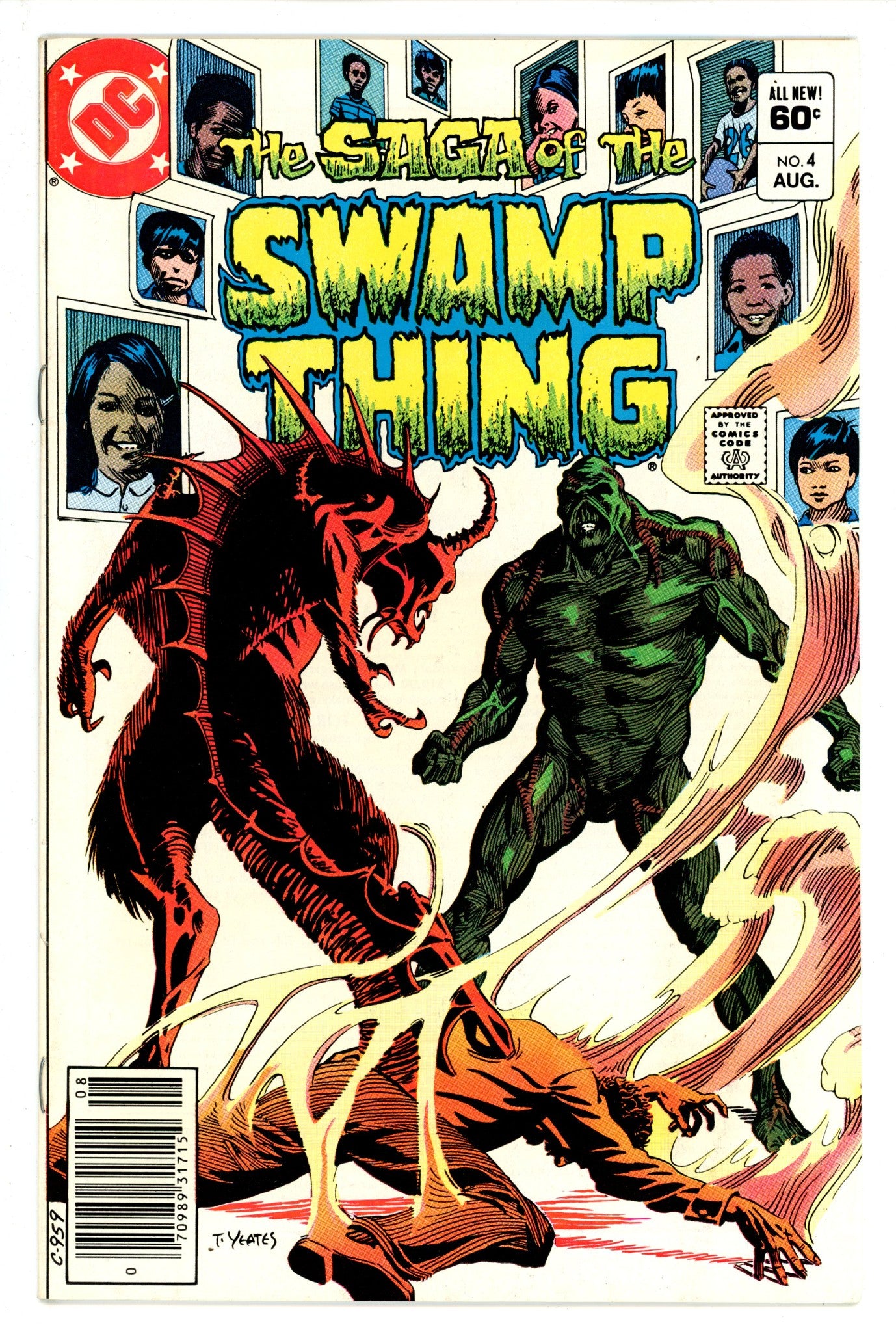 The Saga of Swamp Thing 4 Newsstand (1982)