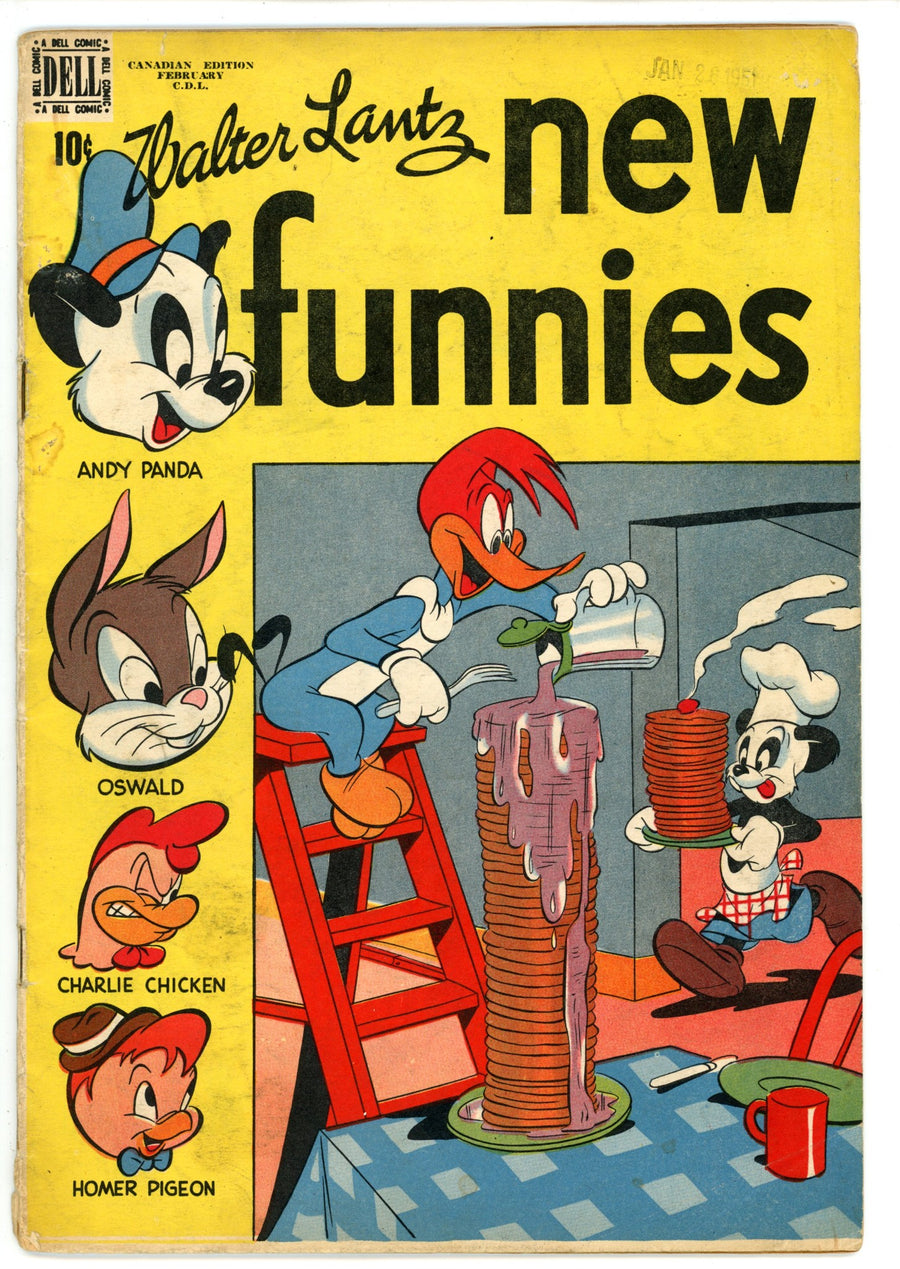 Walter Lantz New Funnies 167 Canadian GD/VG