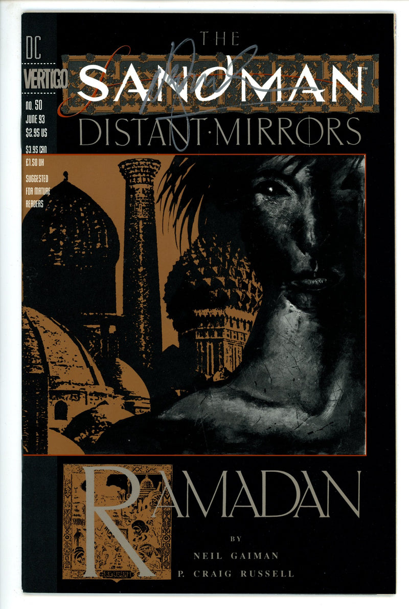 The Sandman  50 Signed Gaimen VF/NM