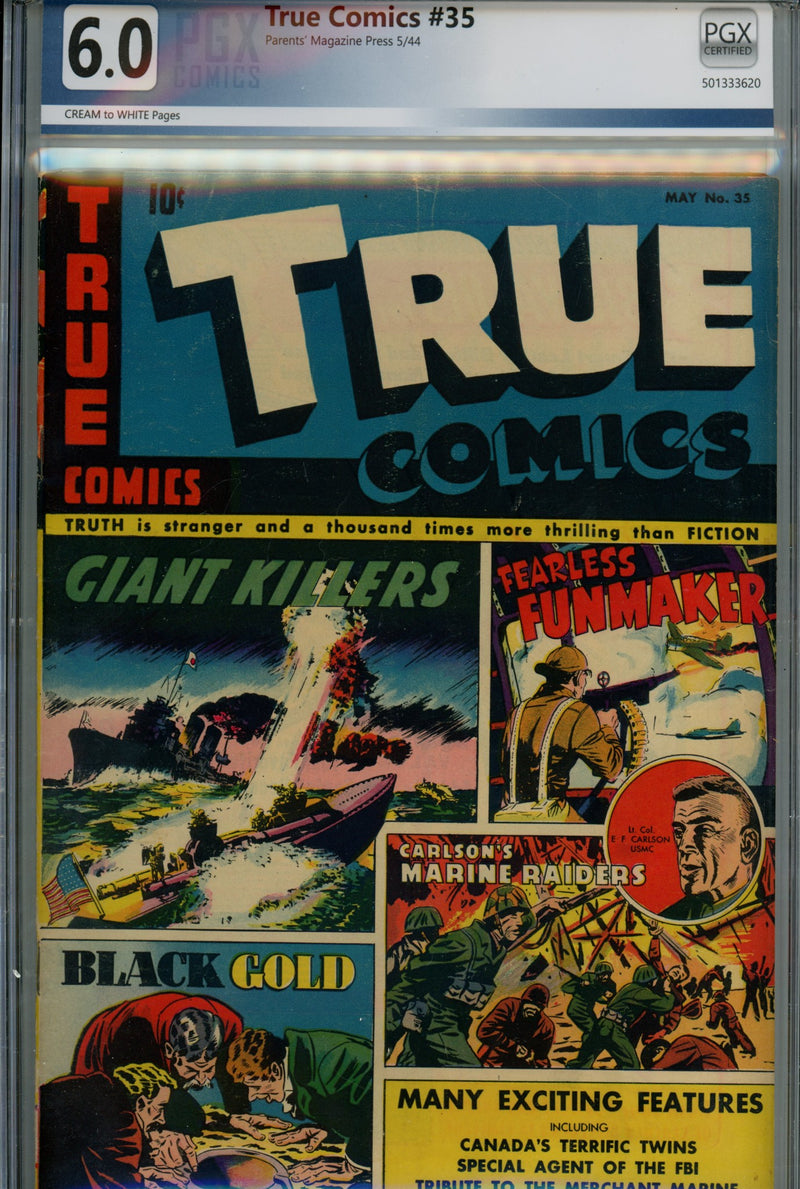 True Comics 35 PGX 6.0