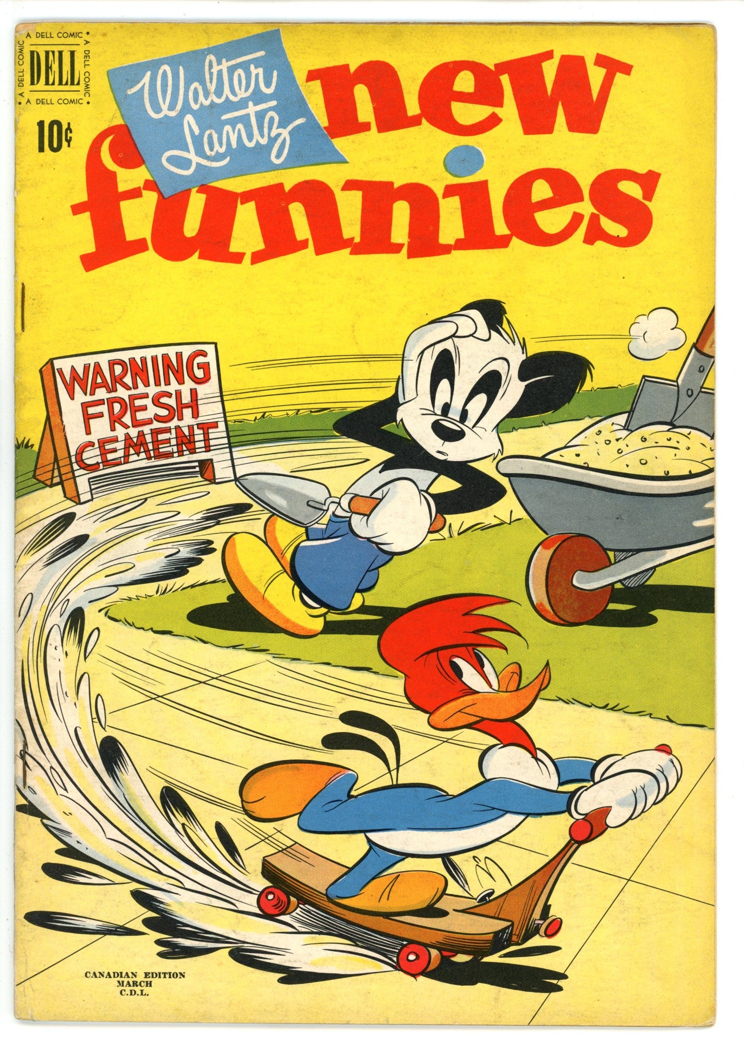 Walter Lantz New Funnies 168 Canadian VG/FN