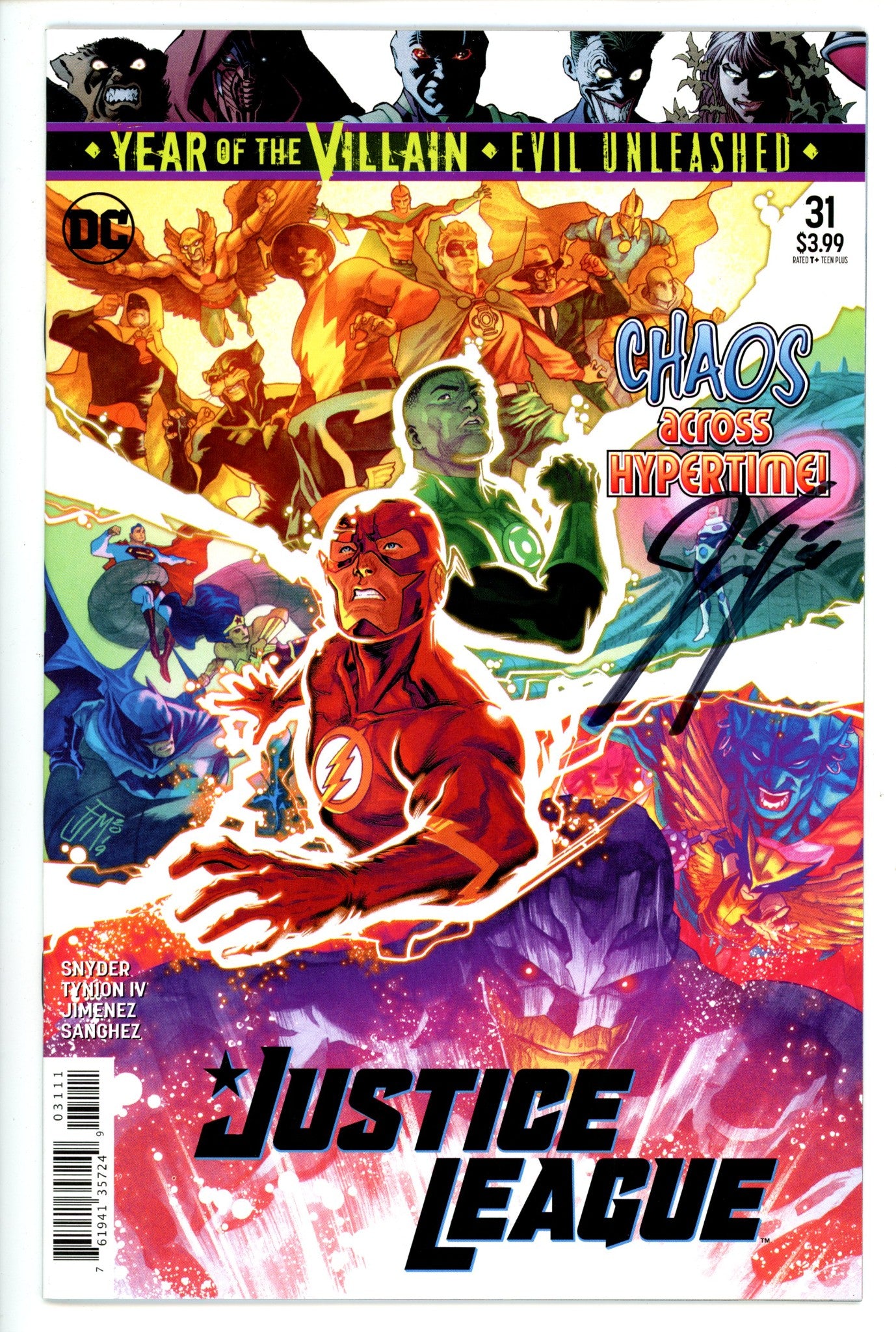 Justice League Vol 3 31 Signed Tynion