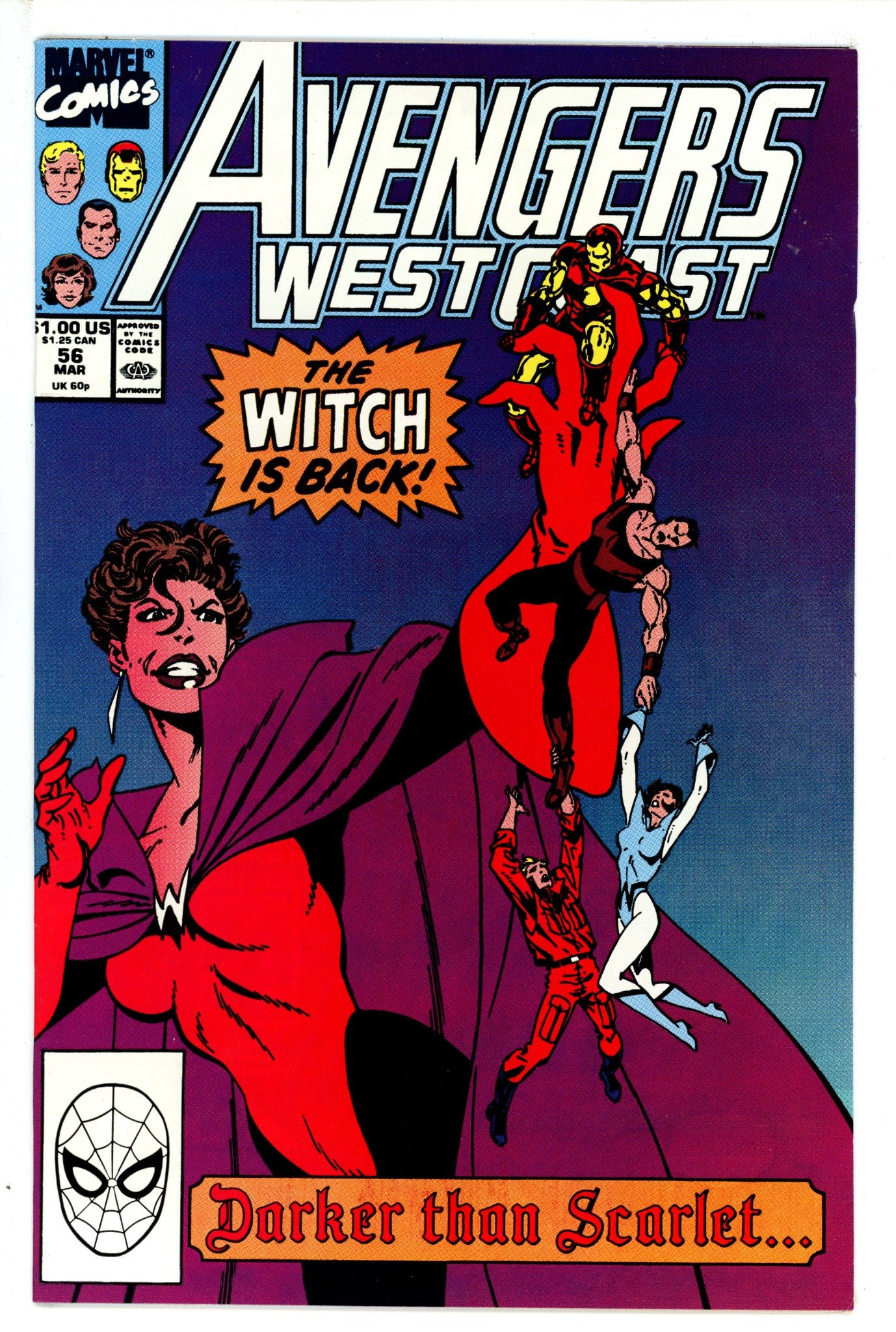 Avengers West Coast Vol 2 56 NM (1990)