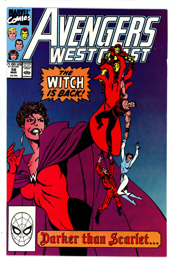 Avengers West Coast Vol 2 56 NM (1990)