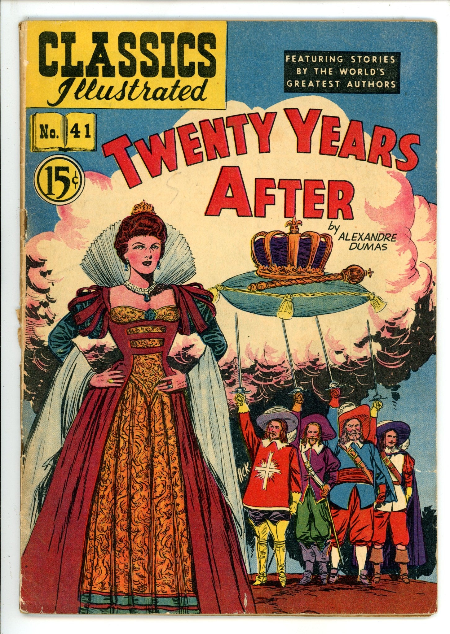 Classics Illustrated Twenty Years After 41 HRN 75 Canadian GD+
