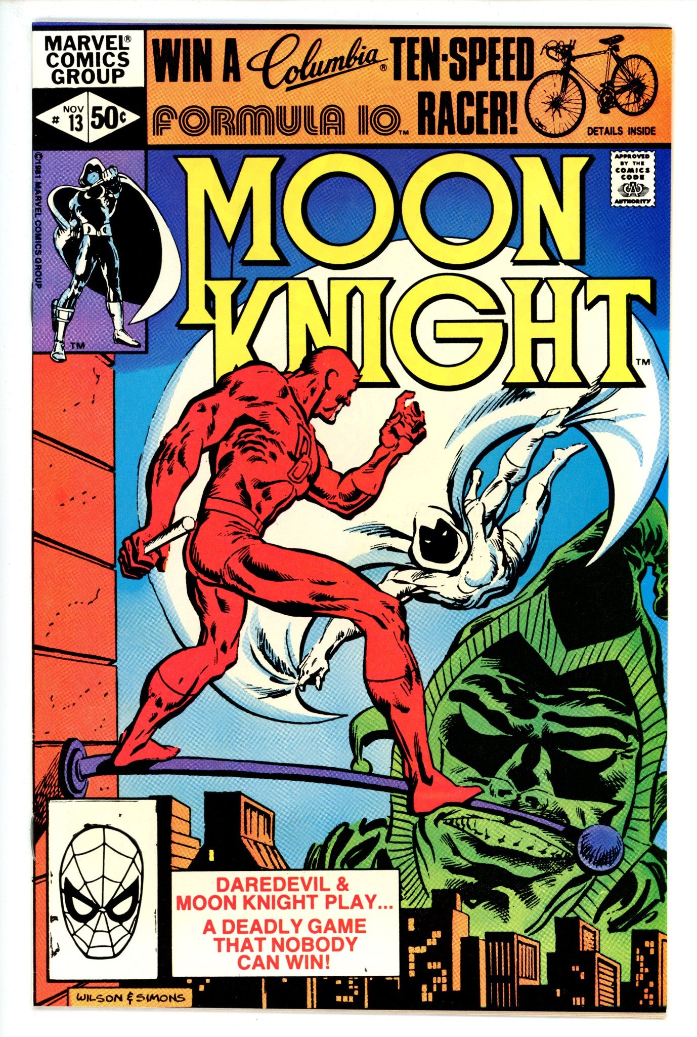 Moon Knight Vol 1 13 NM-