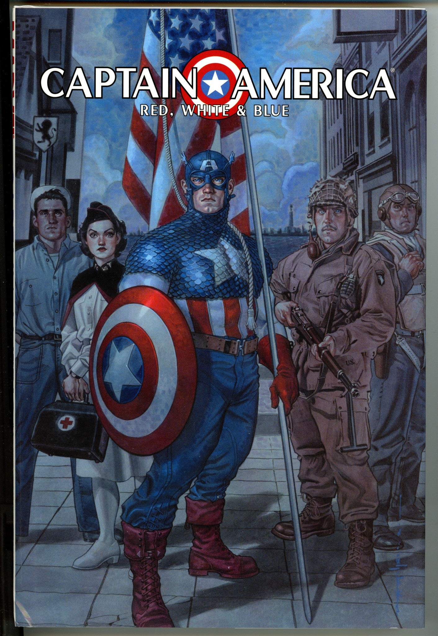 Captain America Red, White & Blue HC