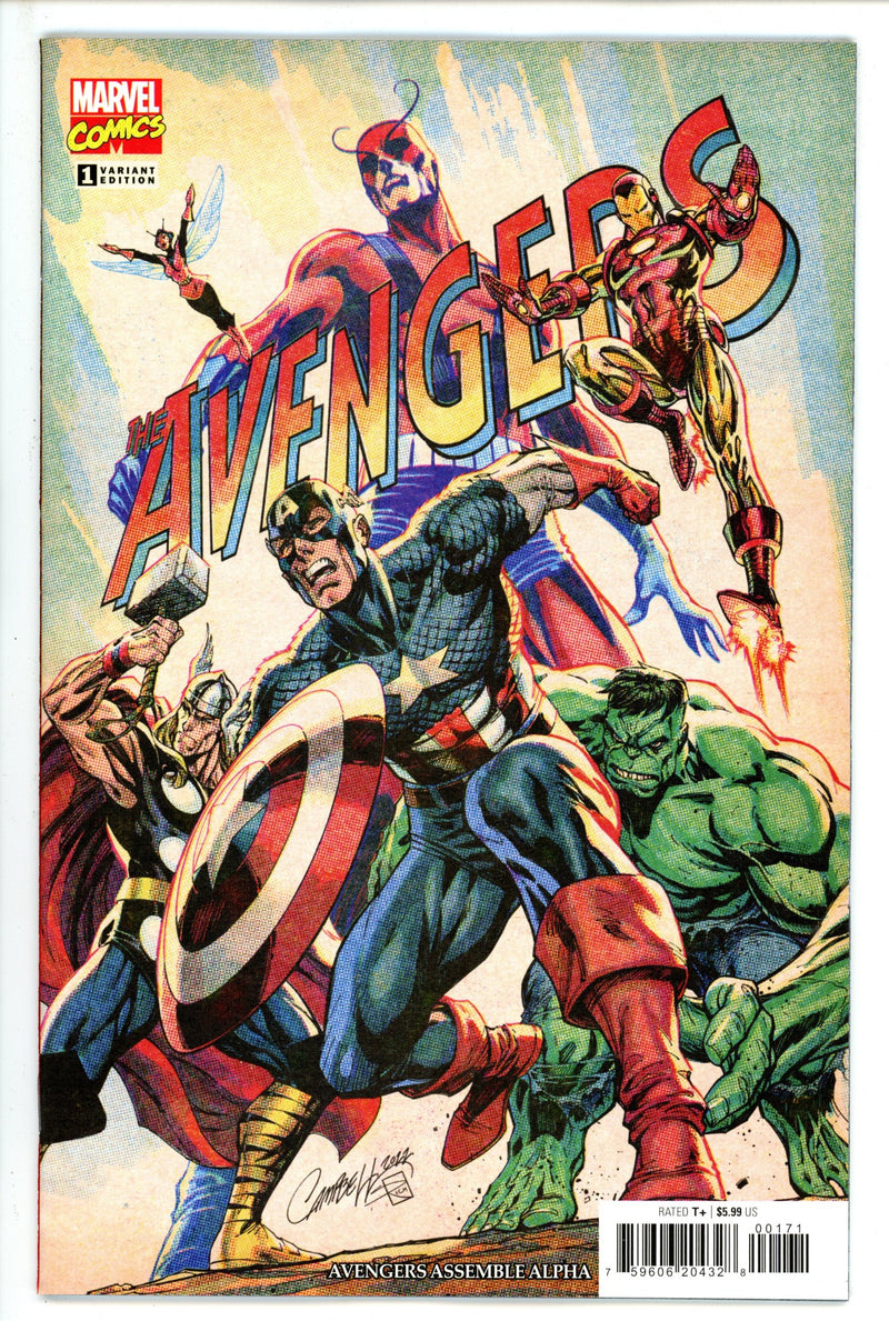 Avengers Assemble Alpha 1 Campbell Retro Variant VF/NM