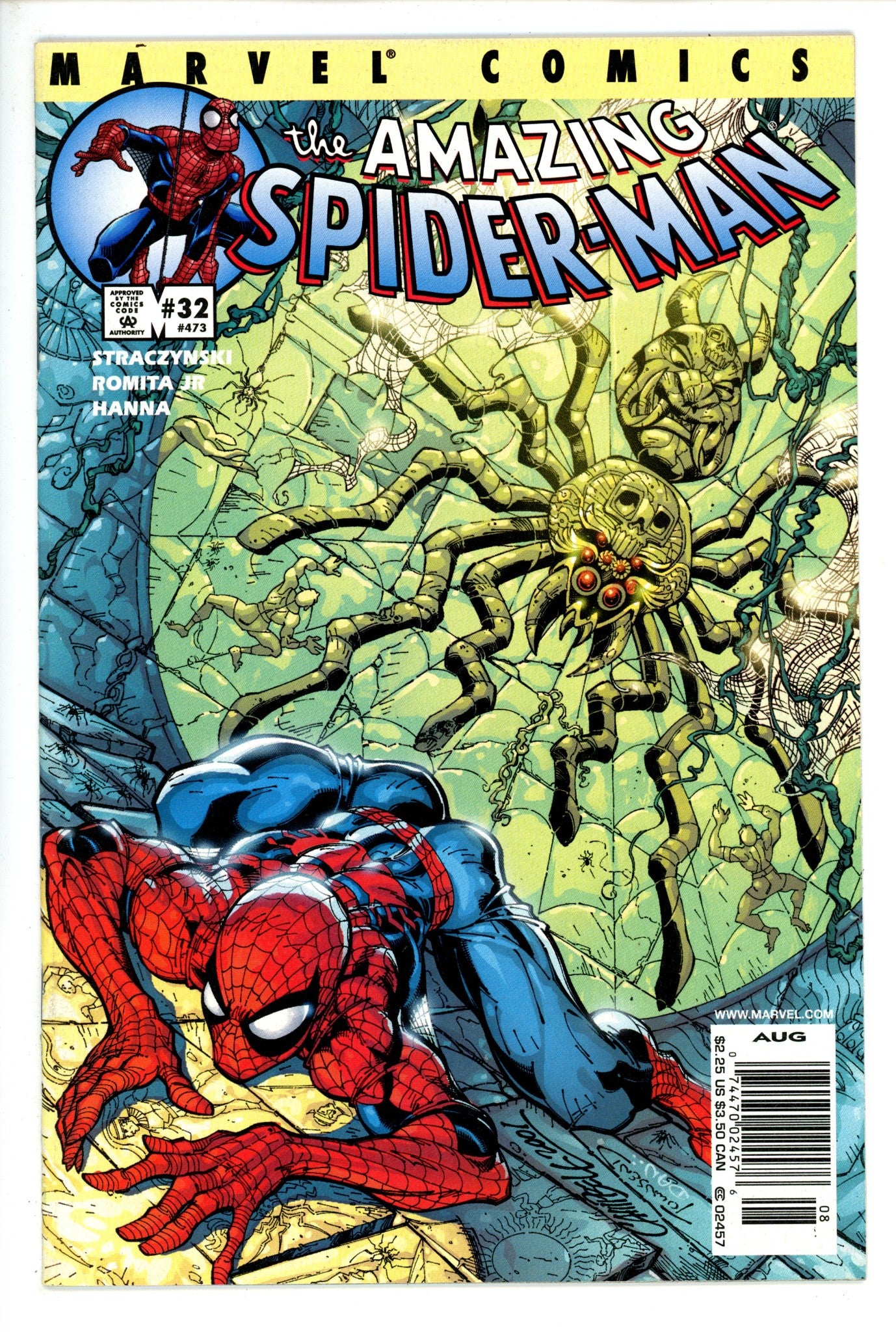 The Amazing Spider-Man Vol 2 32 (473) Newsstand VF-
