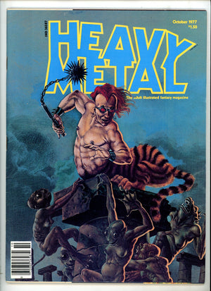 Heavy Metal Vol 1977 October Newsstand VF-