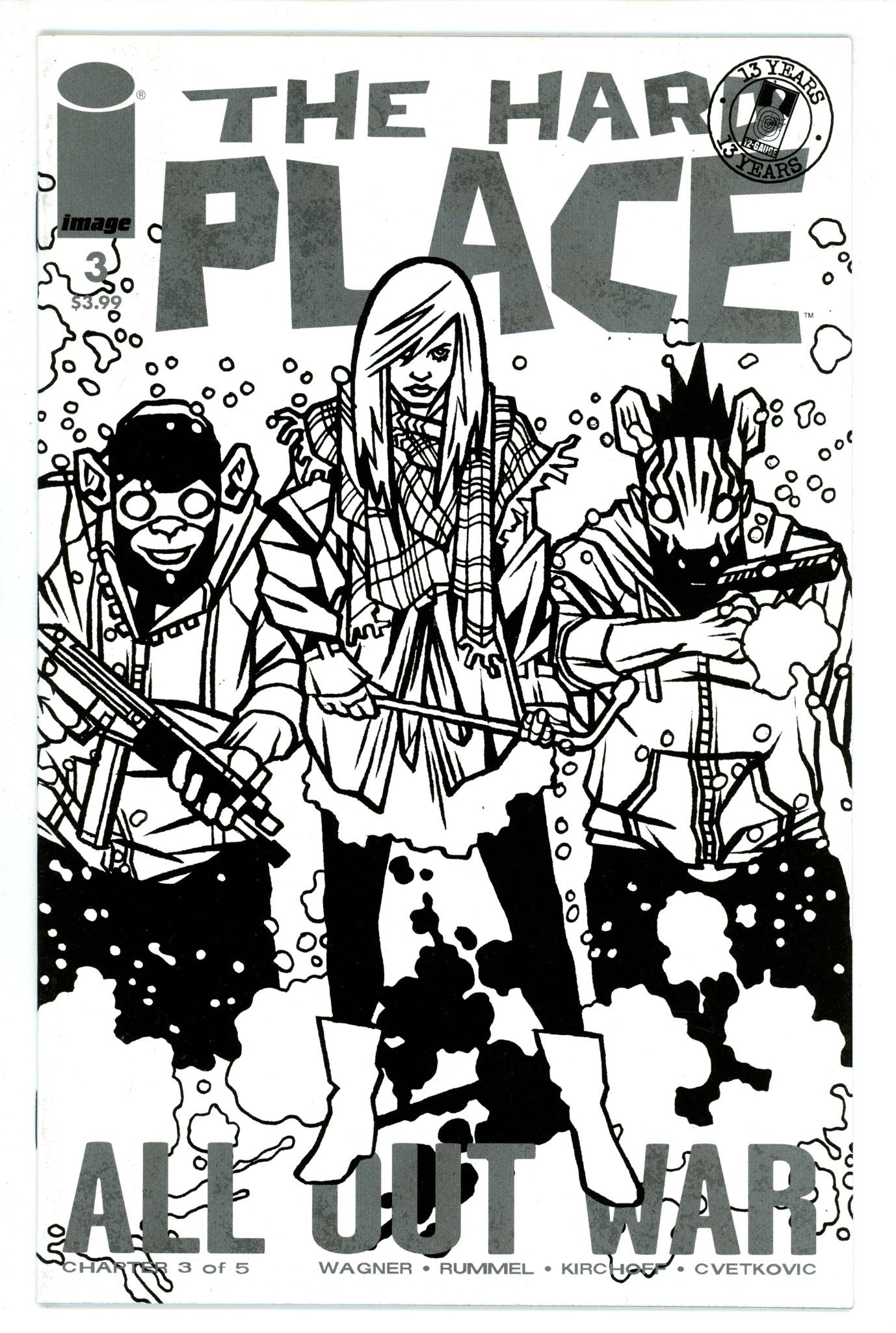 Hard Place 3 Rummel Homage B&W Variant (2017)