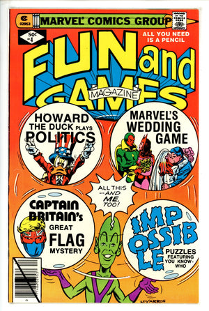 Fun and Games Magazine 4 VF+ (1979)