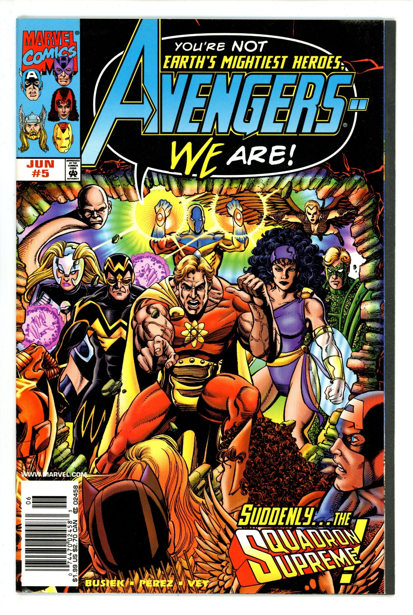 Avengers Vol 3 5 Newsstand (1998)