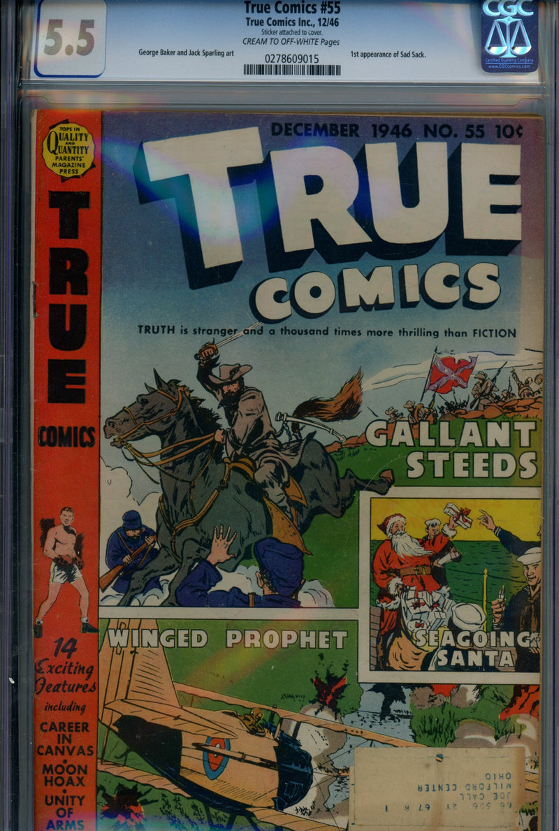 True Comics 55 CGC 5.5 (1946)